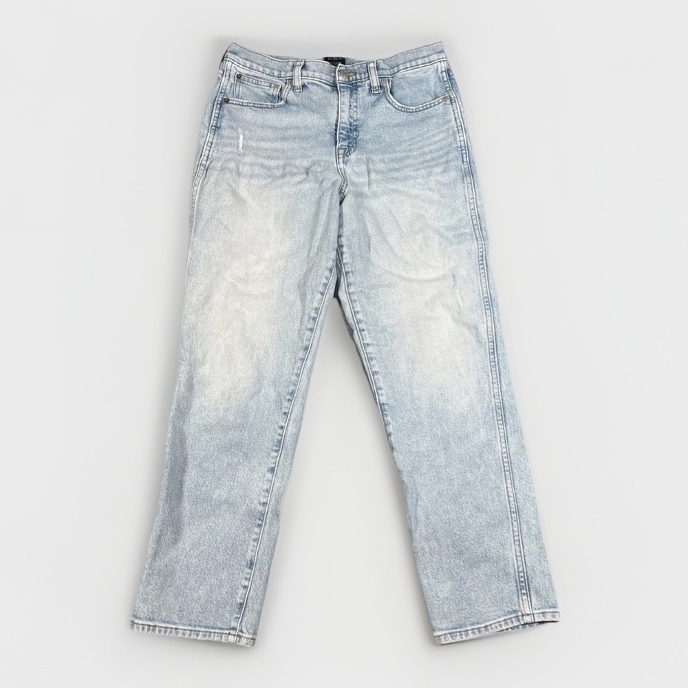J.Crew High-Rise Classic Vintage Jeans Womens 28 Light Blue BN181 Straight Leg